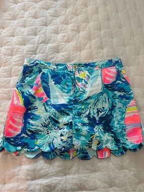Lilly Pulitzer Collette Skort Hey Bay Bay Skort Size 8
